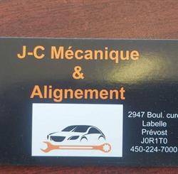 J-C Mécanique et Alignement Auto Mécano, Prévost, QC opening hours