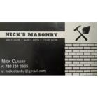 Nick's Masonry, Leduc, AB opening hours