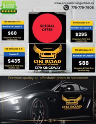On Road Driving School, Vancouver, BC opening hours