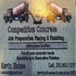Competition Concrete, Sorrento, BC opening hours