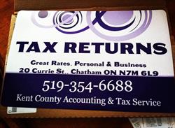 Kent County Accounting - KCATS, Chatham, ON opening hours