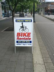 Urban Waves Bike Rentals, Vancouver, BC opening hours