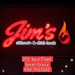 Jim's Rotisserie & Shish Taouk, Sorel-Tracy, QC opening hours