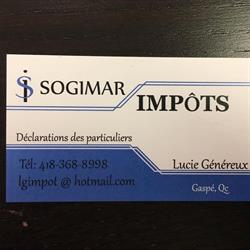 Sogimar Impôts, Gaspé, QC opening hours
