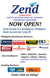Zend Money Transfer, Winnipeg, MB opening hours