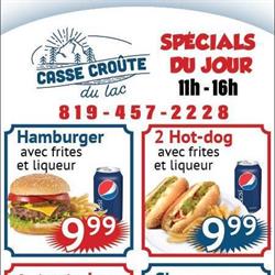 Casse-Croute du Lac Pizza & Shawarma, Val-des-Monts, QC opening hours