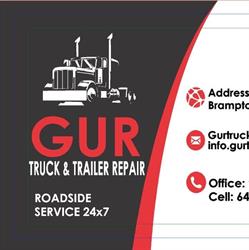 Gur Truck & Trailer Repair, Brampton, ON opening hours