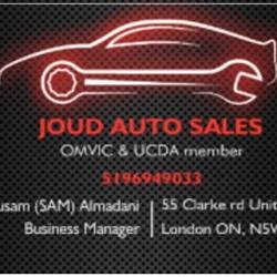 JOUD AUTO SALES, London, ON opening hours
