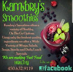 Kambry's Smoothies, Kahnawake, QC opening hours