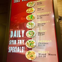 That Stir Fry Express, Winnipeg, MB opening hours