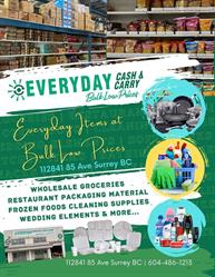 Everyday Cash & Carry, Surrey, BC opening hours