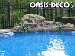 Oasis-Deco = Chute pour piscine / pool waterfall / Palmier palm tree, Blainville, QC opening hours
