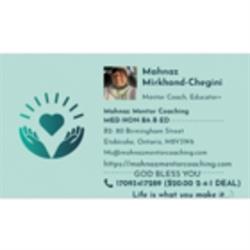 Mahnaz Mentor Coaching, Concord, ON opening hours