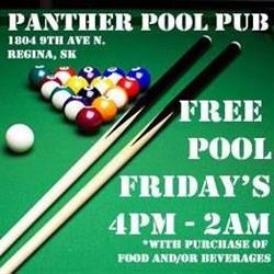 Panther Pool Pub, Regina, SK opening hours