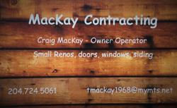 MacKay Contracting, Brandon, MB opening hours