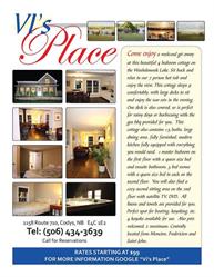 Vi's Place Cottage's, Codys, NB opening hours