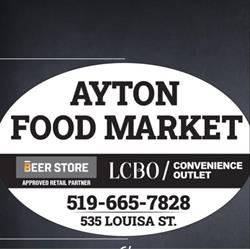 Ayton Food Market( LCBO convenience outlet & Beer agency ), opening hours