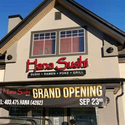 Hana Sushi - YYC West market square location, Calgary, AB opening hours