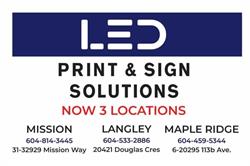 LED Print & Sign Solutions Mission (Formerly Nutek Sign Creations), opening hours