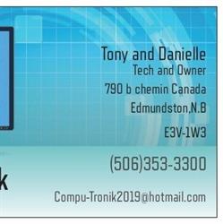 Compu-Tronik, Edmundston, NB opening hours