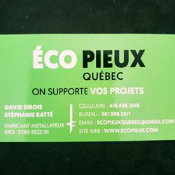 Éco Pieux Québec | Pieux vissés, Stoneham-et-Tewkesbury, QC opening hours
