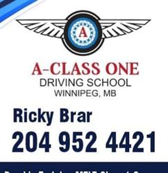 A-Class One Driving School, Winnipeg, MB opening hours