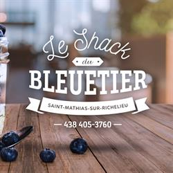 Le Shack du Bleuetier, Saint-Mathias-sur-Richelieu, QC opening hours