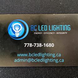 BC LED LIGHTING, West Kelowna, BC opening hours