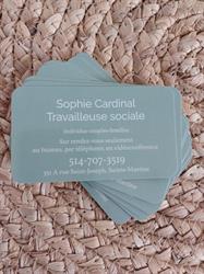 Consultation psychosociale individuelle et familiale. Sophie Cardinal TS., Sainte-Martine, QC opening hours