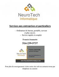 Neurotech Informatique, Saint-Jérôme, QC opening hours