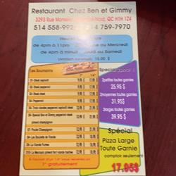 Chez Gimmy, Montréal-Nord, QC opening hours