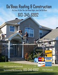 Da'Boss Roofing and Construction, Brockville, ON opening hours