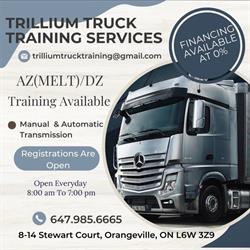 Trillium Truck Training Services, Orangeville, ON opening hours