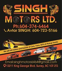 Singh Motors, Surrey, BC opening hours