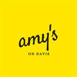 Amy's on Davie, Vancouver, BC opening hours