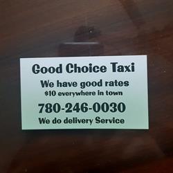 Good Choice Taxi, Whitecourt, AB opening hours