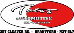 Tate's Automotive Inc., Brantford, ON opening hours