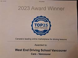 West End Driving School, Vancouver, BC opening hours