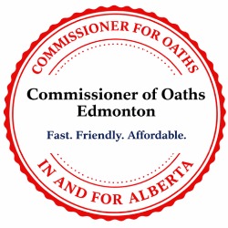 Commissioner of Oaths Edmonton, opening hours