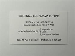 Admiral Welding Ltd., Stettler, AB opening hours