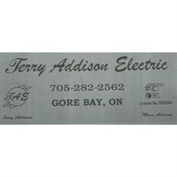 Terry Addison Electric, Gore Bay, ON opening hours