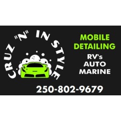 Cruz "N" In Style Mobile Detailing, Nanaimo, BC opening hours