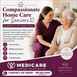 medicare staffing solution inc, Edmonton, AB opening hours